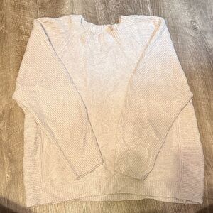 Barefoot Dreams Soft Cream Crew Neck Sweater